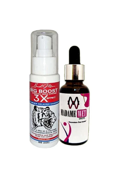 Bigboost Erkeğe 3xeffect Krem 50 Ml + Yanında 1 Şişe Madamewet Canlandırıcı Içecek ürün görseli 1