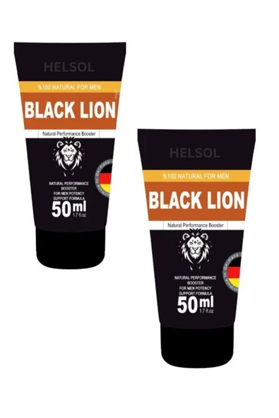 Black Lion Gel 5x Erkeklere Özel Sertleşme Jeli X 2 Adet ürün görseli 1