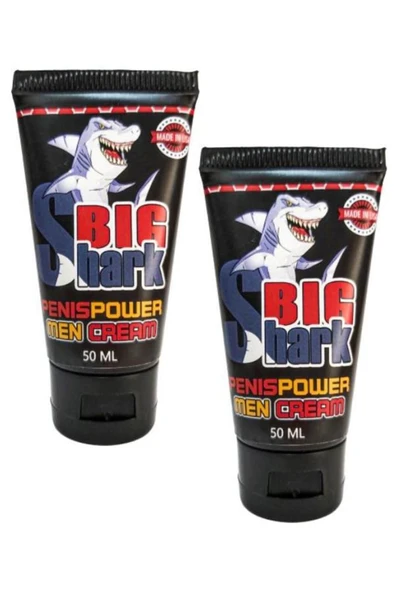 Big Shark Power Creams Erkeklere Sertleştirme Etkisi Kremi 50 ml X 2 Adet ürün görseli 1