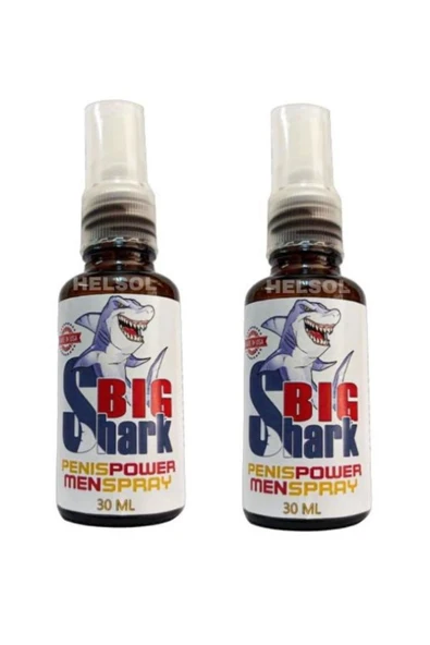 Bıg Shark Power Sertleşme Bakım Ve Masaj Spreyi 30 ml X 2 Adet ürün görseli 1