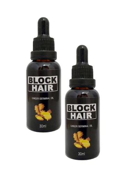 Block Hair Dolgun ve Canlı görünüm için saç serumu 30 ml x 2 adet ürün görseli 1