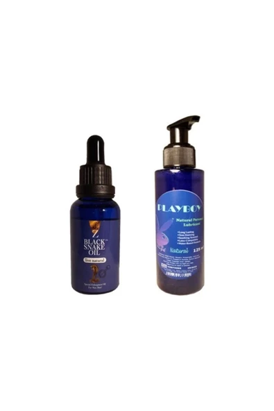 Black Snake Erkekler Için For Men Playboy Natural Personal Lubricant 125 ml ürün görseli 1