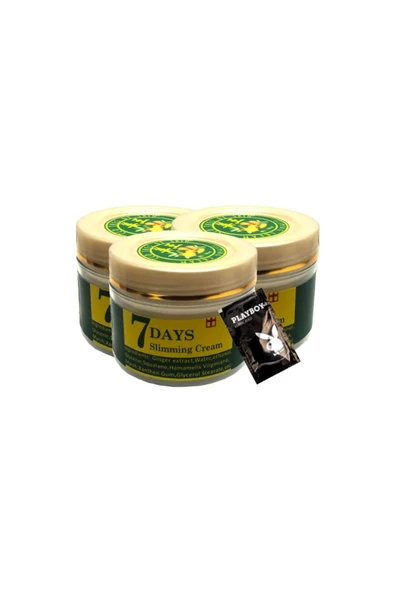 7 Days 3x100 ml Ginger Miracle Slimming Cream Sıkılaştırıcı+1 ad Jel ile ürün görseli 1