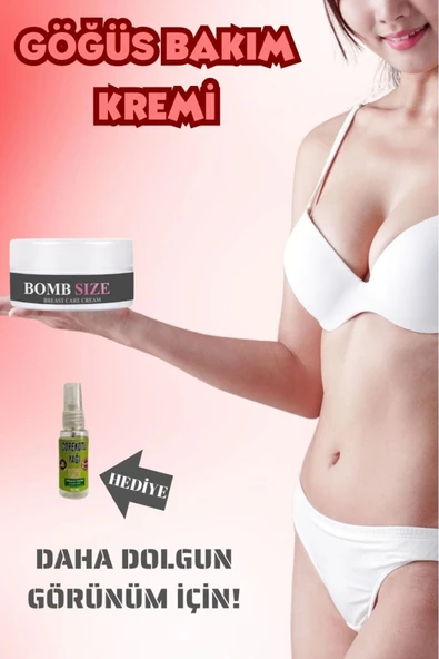 Bombsize Göğüs Büyütme Ve Sıkılaştırma 50 ML + Çörek Otu Yağı 30 ML ürün görseli 1