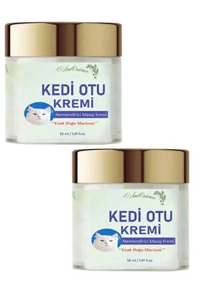 Kedi Otu  Rahatlatıcı Masaj Bakım Kremi 50ml 2 Adet ürün görseli 1