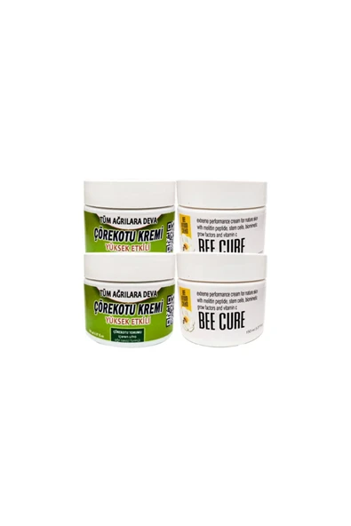 Çörek Otu Rahatlatıcı Mesaj Kremi 2 x 100 ml - Bee Cure Krem 2 x 150 ml ürün görseli 1