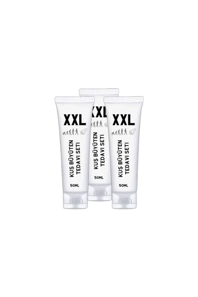 Kuş Büüyütücü XXLCream Men Enlarger 3 Tane 50 ml Erkeklere Özel Boyut Kremi ürün görseli 1