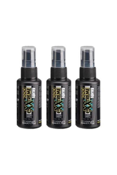 Hot Exxtreme Erkeklere Özel Sertleşme Sprey 50 ml 3 Adet ürün görseli 1