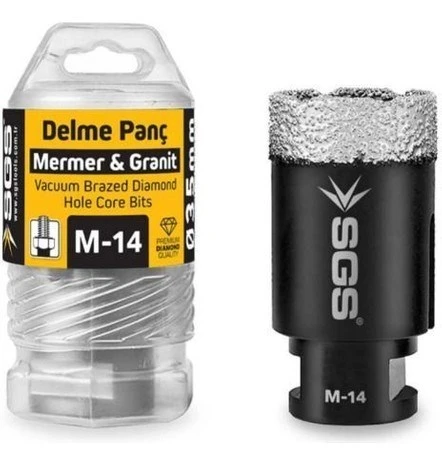 Sgs2744 Mermer & Granit Delme Panç M14 - 40 mm ürün görseli 1