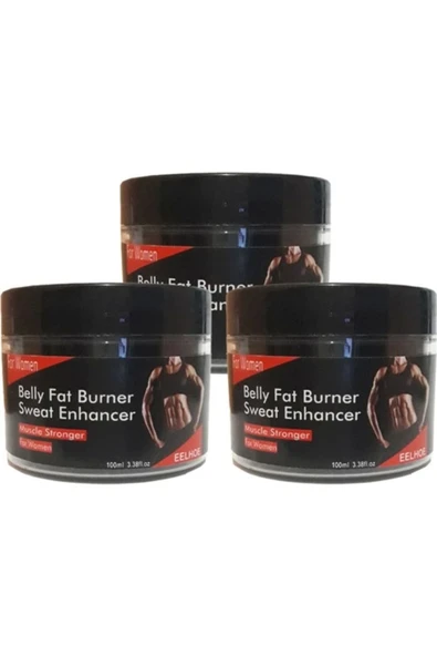 Eelhoe Belly Fat 3lü Adet Burner Sweat Enhancer Kadınlara Özel Şekillendirme Kremi 100 ml ürün görseli 1