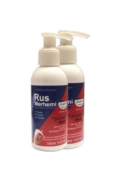 Glegnd Blue Tüylere Krem 2 Tane x 150 ml Cevizli & Ceviz Sütlü Russ Merhemi ürün görseli 1