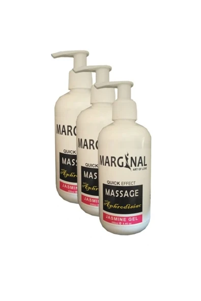 Marginal Massage Jasmine Gel 250 Ml Yasemin Masaj Jeli 3'Lü ürün görseli 1
