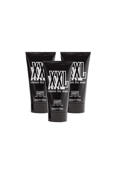 HotXXL Cream Men Hardener Delayer Enlarger 3 Tane 50 ml Erkeklere Özel Boyut Kremi ürün görseli 1