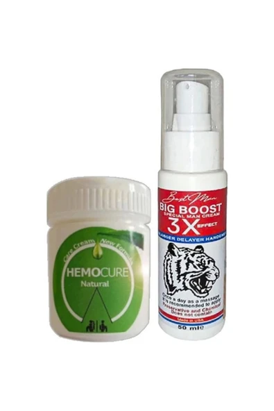 Hemocure 50 ml Cream Özel Kremi + Yanında Erkeklere Özel 3x Krem ürün görseli 1