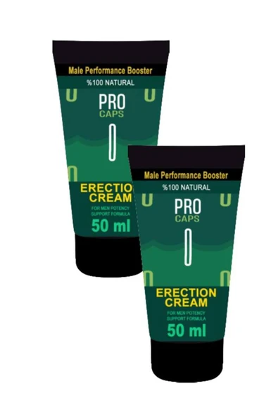 Pro Caps 0 Erkeklere Gecikmeye Etkili Krem 50 ml X 2 Adet ürün görseli 1