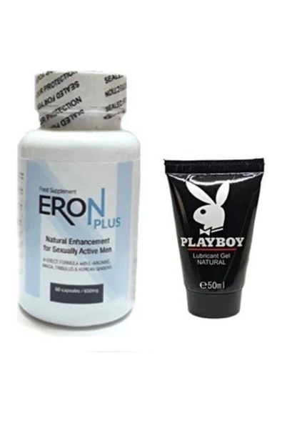 Playboy 120 ml Masaj Yağı Eron Plus 60'lı Erkeklere Özel ürün görseli 1