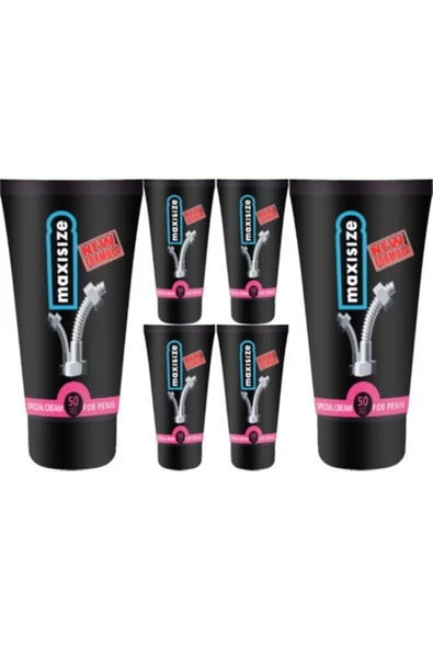 Maxsize Maxi Size Cream Erkeğe Özel 50 ml 6 Adet Şekillendirici Hareketleyici Krem ürün görseli 1
