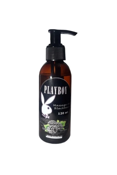 Playboy Black Berry Aromaterapi 120 ml Böğürtlenli Masaj Yağı ürün görseli 1