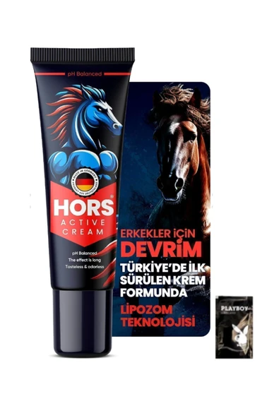 Hors Active Cream Gecikme Ve Sertleşme P.enis Kremi 50ml 1 Adet + 1 Adet Jel ürün görseli 1