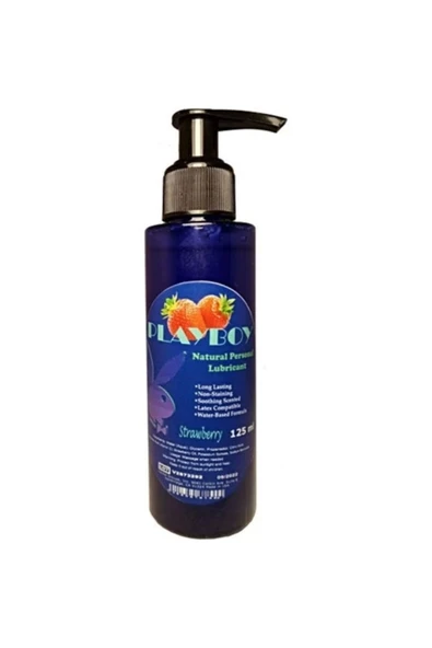 Playboy Natural Personal Lubricant Çilekli 125 ml ürün görseli 1
