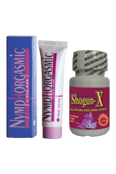 Nymphorgasmic 15 Ml. Cream Kremi + S30 Etkili Erkek 30Lu Kapsül ürün görseli 1