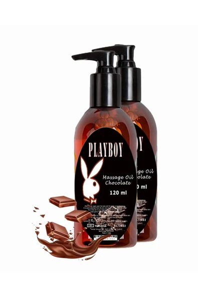 Çikolata Aromalı Vücut Masaj Yağı 120ml Chocolate Flavored Massage Oil 2 Adet ürün görseli 1