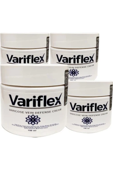 Variflex LSTKS052 4tane 150 ml Varicosel Cream Büyük Boy Bacak Kremi ürün görseli 1
