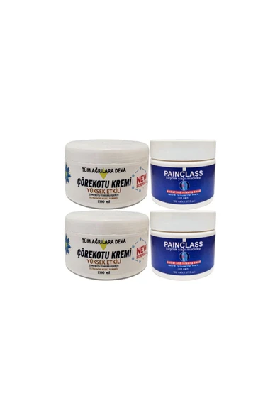 Çörek Otu Kremi XL Boy  2x200 ml+PainClass Kuyruk Yağı Kremi 2x150 ml ürün görseli 1