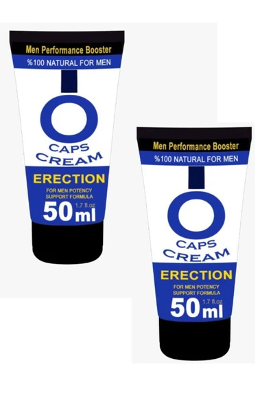 O Caps Erkeklere Sertleştirme Kremi 50 ml X 2 Adet ürün görseli 1