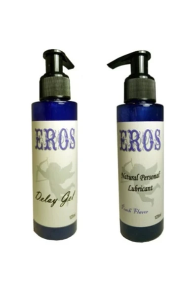 Eros 125ml Şeftali Aromalı 125ml Dlay Jel Erkeklere Özel Set ürün görseli 1