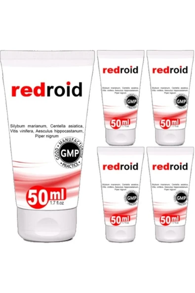 Redroid 5li Paket Rahatlatıcı Masaj Kremi 50 ml Özel Krem ürün görseli 1