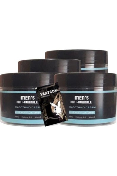 Men's 4 Adet 100 ml Snmp20356 Erkek Yüz Cilt Kremi Antiwrinkle Smoothing Cream + Yanında Jel ürün görseli 1