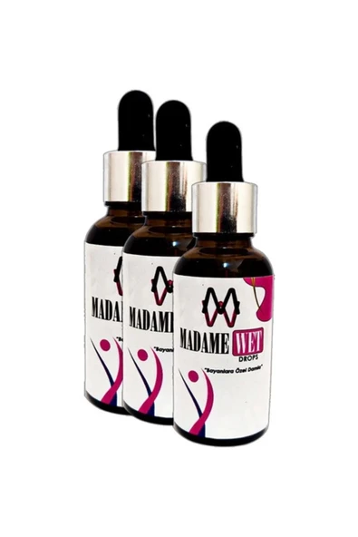 Madamewet Üç Adet 30 ml Yetşkin Bayanlara Özel Xxx Damla ürün görseli 1