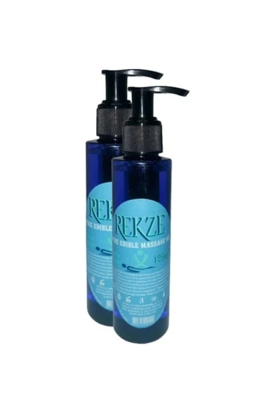 Rekze Erkeklere Ve Bayanlara Sade Yenilebilir Masaj Yağı Pure Edible Massage Oil 125ml 2 Adet ürün görseli 1