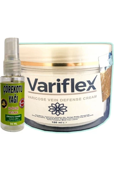 Variflex Bacak Bakımı Kremi 100 ml + Çörek Otu Yağı 30 ml ürün görseli 1