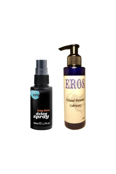 Ero Long Time Spray For Men 50ml Erkeklere Özel Sprey Eros 125ml Lubricant Gel ürün görseli 1