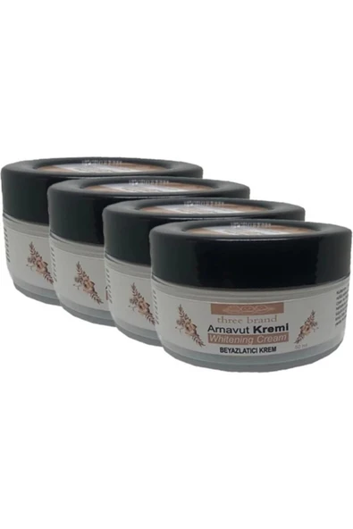 Three Brand 4lü Adet Arnavut Kremi Whitens Cream Tümbölge Aklık Kremi 50 ml ürün görseli 1