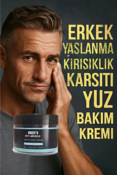 Men's Anti-wrinkle Cream Erkek Yaşlanma Kırışıklık Karşıtı Yüz Bakım Kremi 100 Ml ürün görseli 1
