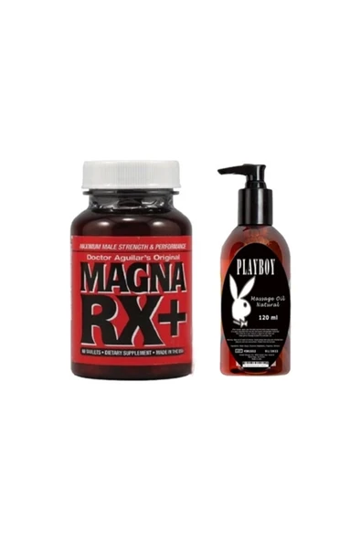Hintohu Magna Supplement Erkekler Için 60 Lı 60 Peak Power For Men Playboy Masaj Yağı ürün görseli 1