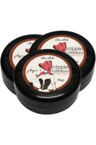 Hintohu Nipple Nibblers Tingle Balm Chocolate Flavored 50ML Çikolatalı Göğüs Bakım Kremi 3 Adet ürün görseli 1