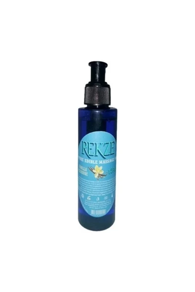 Rekze Erkeklere Özel Vanilya Aromalı Masaj Yağı Pure Edible Vanilla Flavor Massage Oil 125ml ürün görseli 1