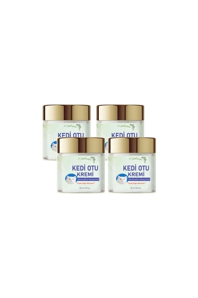 Kedi Otu Kremi 50 ml 4 Adet Kafur Ağacı Yağı İçerikli Rahatlatıcı Krem ürün görseli 1