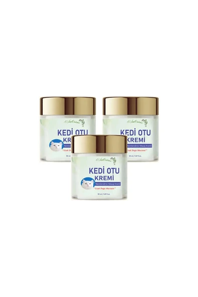 Kedi Otu Kremi Uzak Doğu Mucizesi Doğal Etkili Masaj Krem 50ml X 3 ADET ürün görseli 1