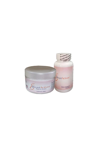 BreastActives 100 ml Krem + 60 lı Caps Birlikte Kadın Özel Boyut Şekillendirme Takımı ürün görseli 1