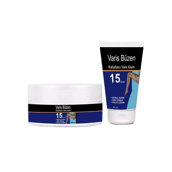 VarisBüzen Krem Seti 1li Set 50 şer ml Kavanoz Cream + Tüp Krem ürün görseli 1