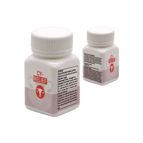 CY-Relief 2 Kutu Amerikan Kızılcığı Ebegümeci Adaçayı C Vitamini Esktarlarıyla Erkeğe Özel Destek ürün görseli 1
