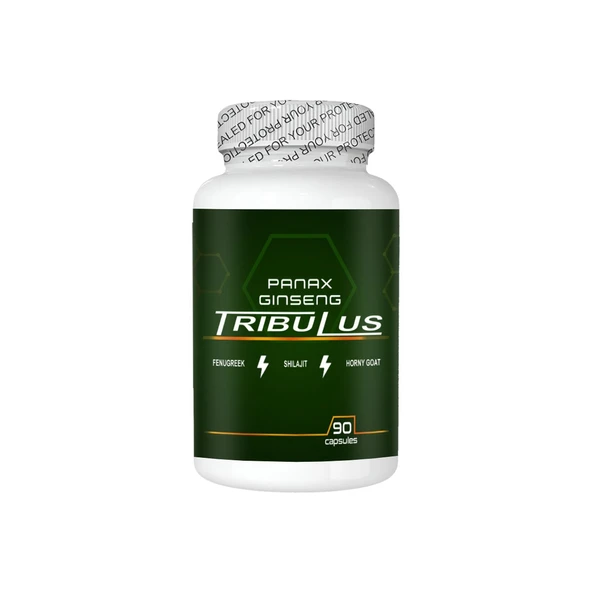 Panax 1 Kutu Panax Ginseng Tribuluslu Fenugreekli Shilajitli Hornygoatlı 90 lı Erkeklere Özel Caps ürün görseli 1