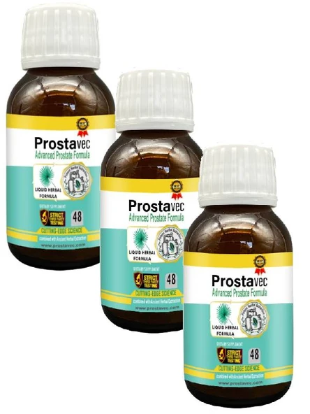 Prostavec Erkeklere Günlük Konforu Destekleyen Doğal Formüllü Surup 50 ml x 3 adet ürün görseli 1