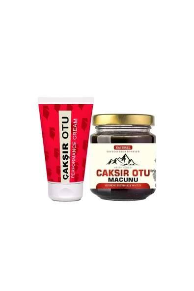 Çakşır Otu Set Erkeklere Erkeklere Özel Geliştirme Ürünü Doğal Destekleyici 240 gr+Lustra Masaj Yağı ürün görseli 1