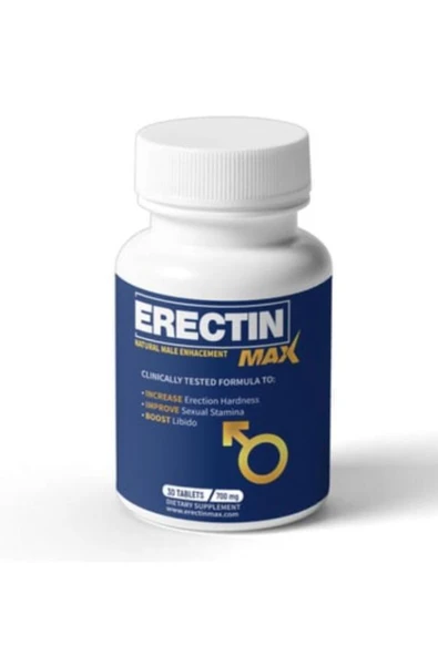 Erectin Max Erkeklere Özel Geliştirme 60'lı Destekleyici x 1 adet ürün görseli 1